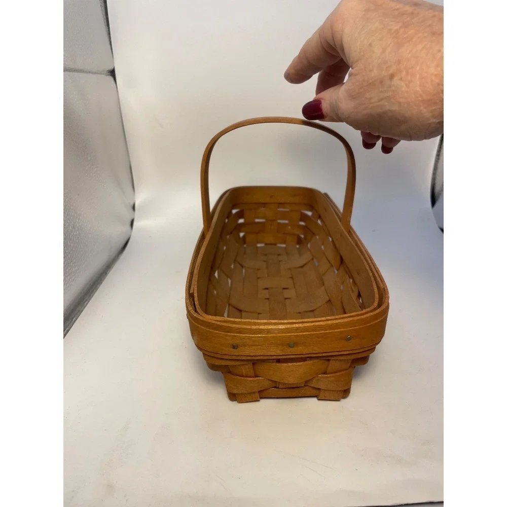 1989‎ Longaberger Century Collection American Cancer Society 8x4 Basket